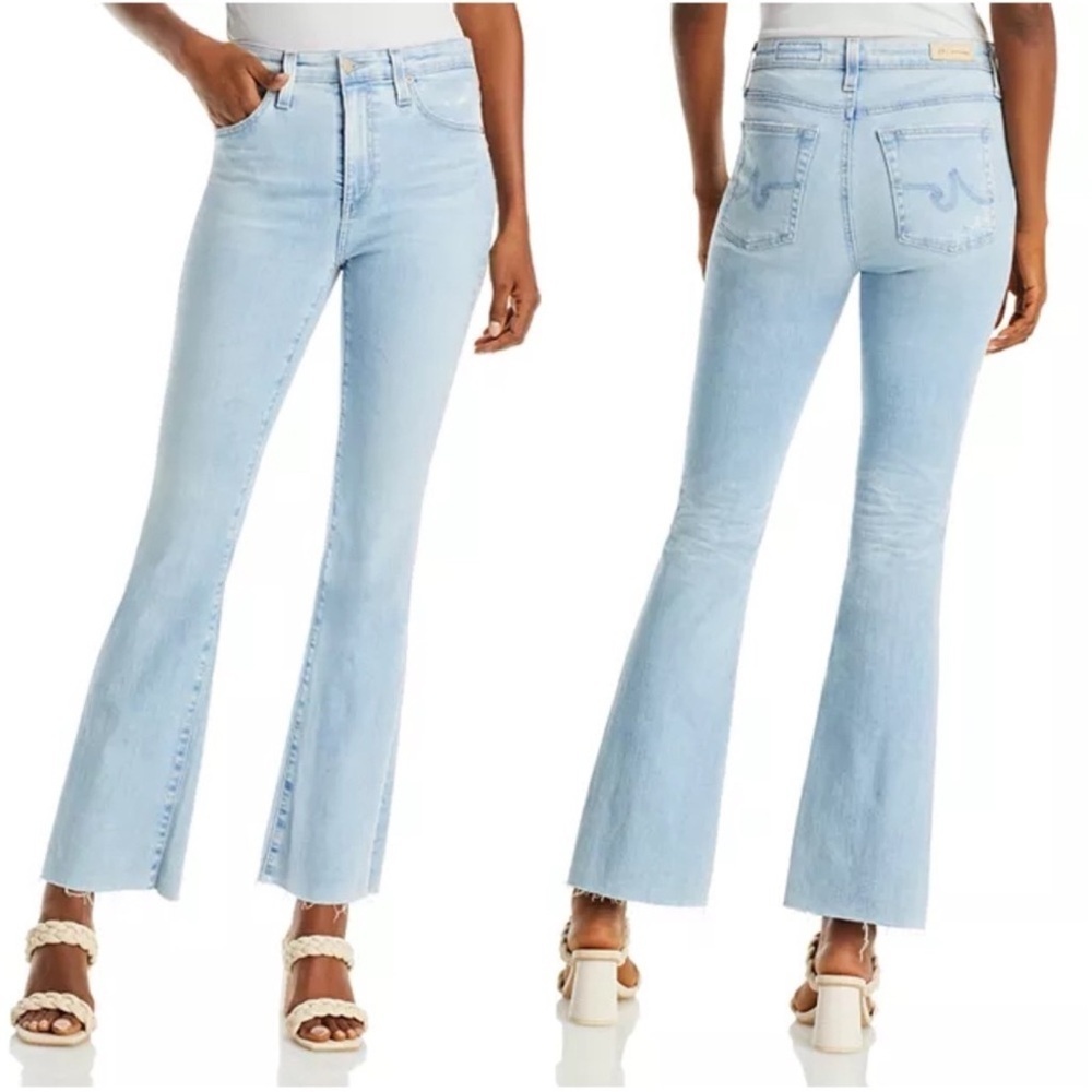 AG Adriano Goldschmied Farrah Boot High Rise Jean Light Wash